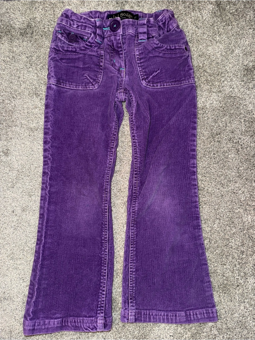 Mini Boden - 6y - purple corduroy pants - Picture 8 of 11